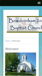 Mobile Screenshot of bowdoinhamsecondbaptist.org